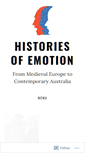 Mobile Screenshot of historiesofemotion.com